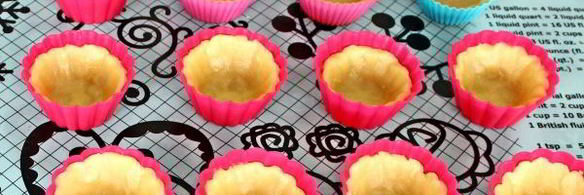 тарталетки с грибами и сыром