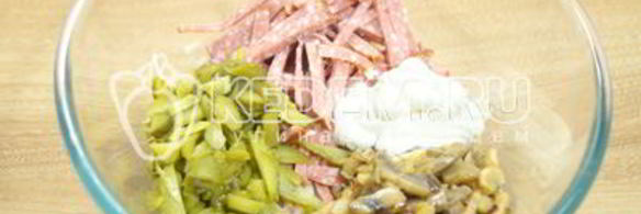 тарталетки с грибами праздничные