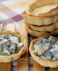 Тарталетки с грибами