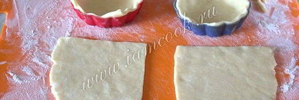 тарталетки с грибами