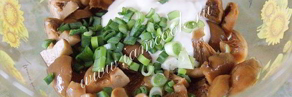 тарталетки с грибами