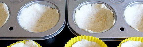 тарталетки с курагой и орехами