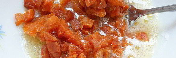 тарталетки с курагой и орехами