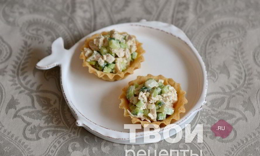 Рецепт тарталеток с курицей
