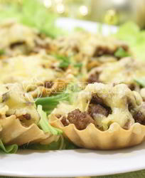 Тарталетки с начинкой Новогодний сюрприз