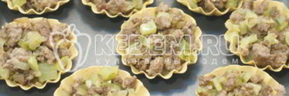 тарталетки с начинкой новогодний сюрприз