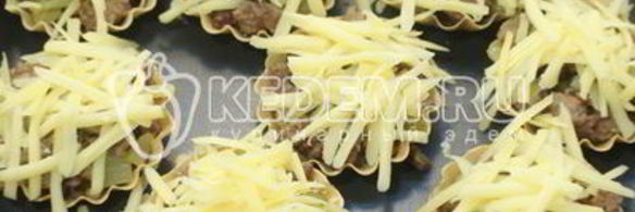 тарталетки с начинкой новогодний сюрприз