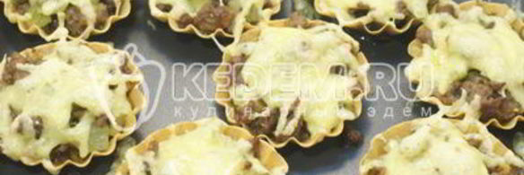 тарталетки с начинкой новогодний сюрприз