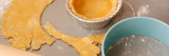 тарталетки с песто и креветками