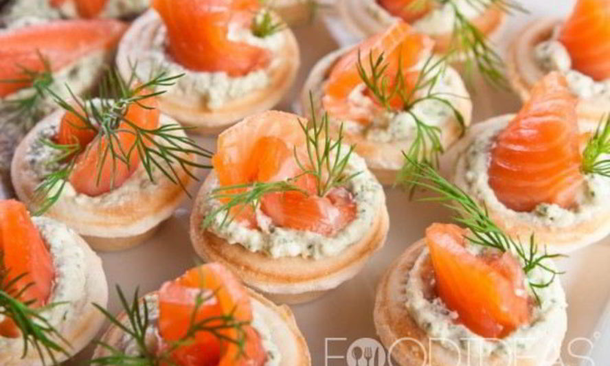 Рецепт тарталеток с семгой