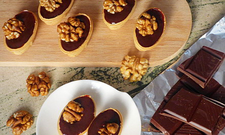 Рецепт тарталеток с шоколадной начинкой