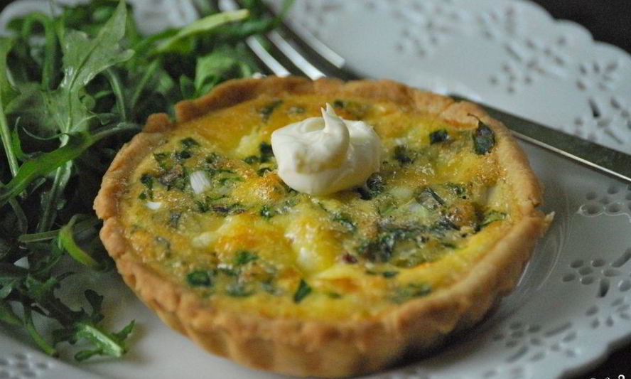 Рецепт тарталеток с творожным сыром и зеленью