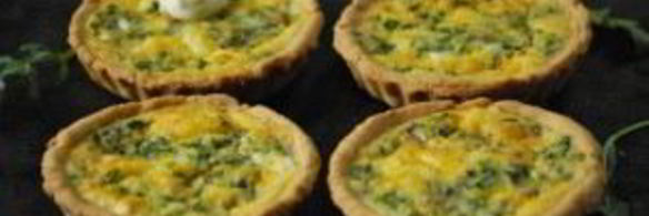 тарталетки с творожным сыром и зеленью