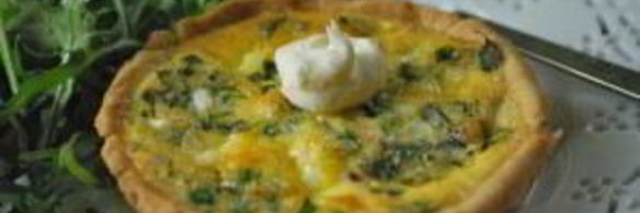 тарталетки с творожным сыром и зеленью