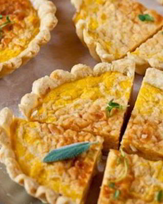 Тарталетки с тыквой и травами