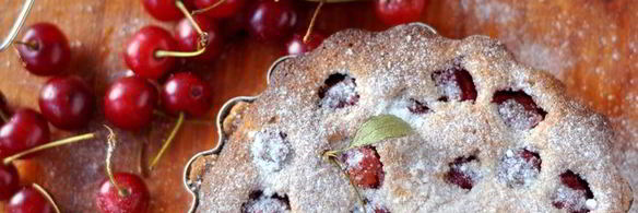 тарталетки с вишней