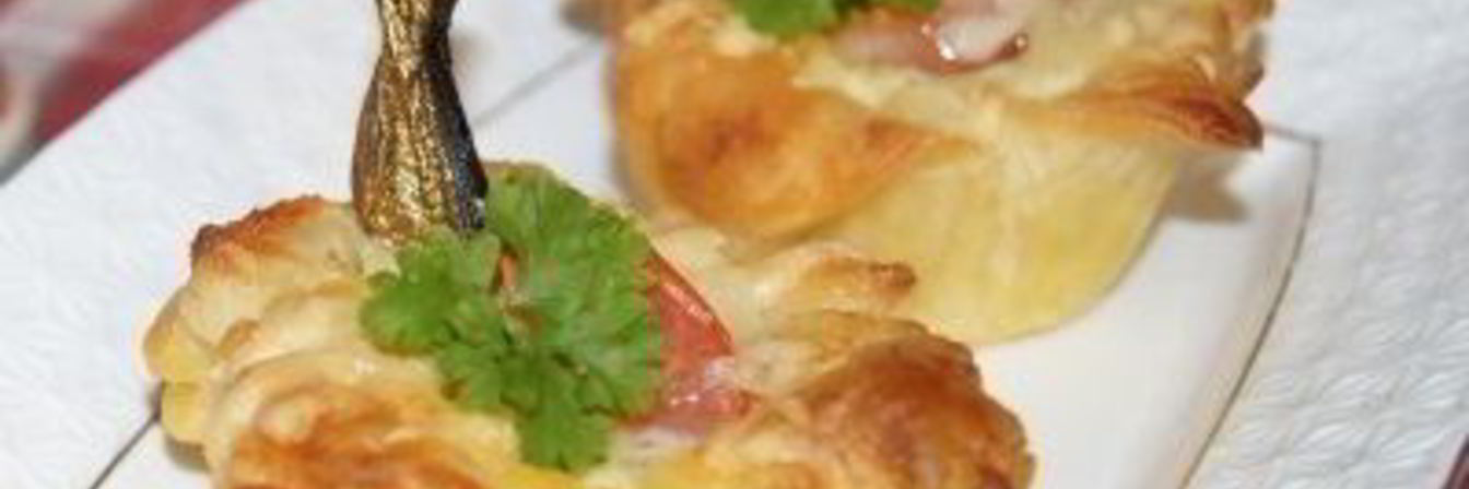 Тарталетки со шпротами