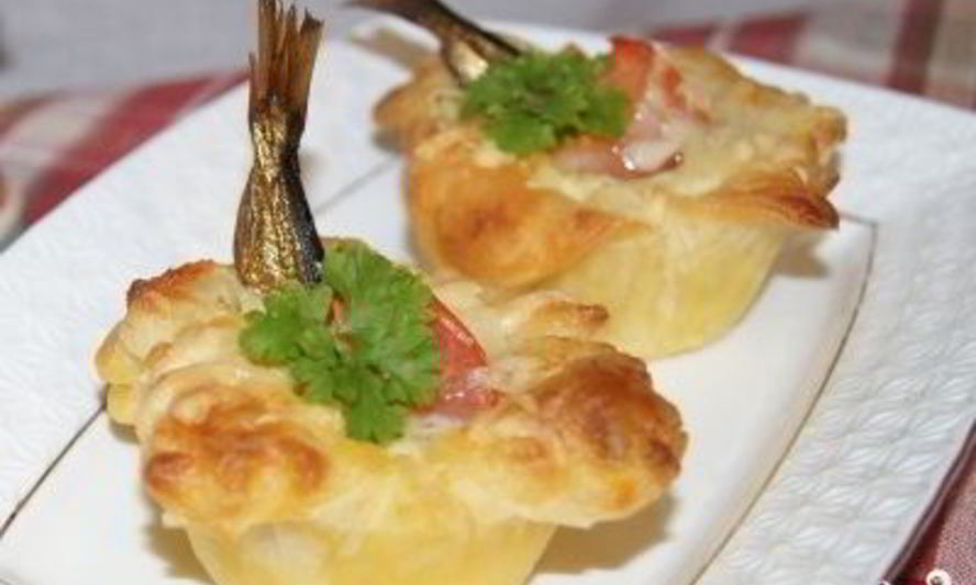 Рецепт тарталеток со шпротами