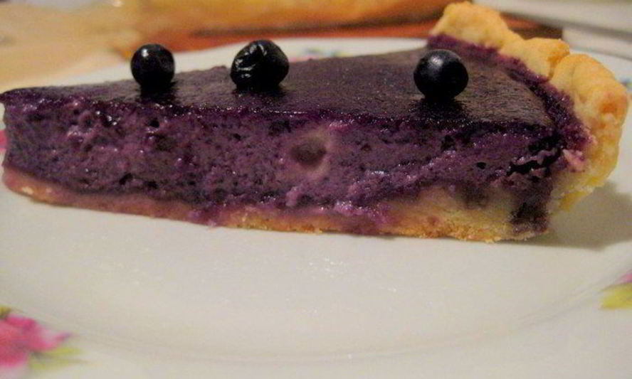 Рецепт черничного тарта