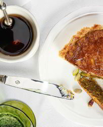 Фисташково-миндальный тарт