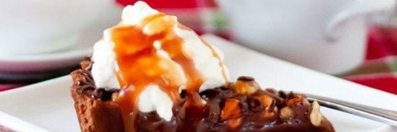 Французский шоколадный тарт с фундуком