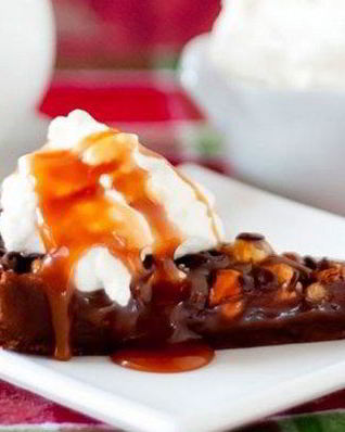 Французский шоколадный тарт с фундуком