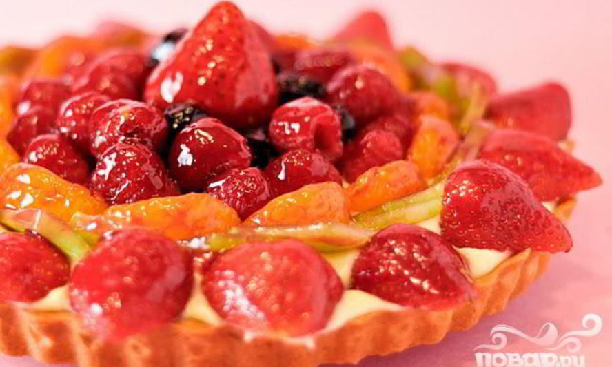 Рецепт фруктово-ягодного тарт