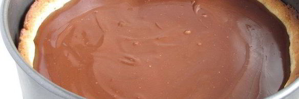 карамельно-шоколадный тарт