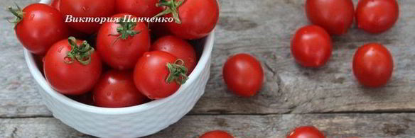 картофельный тарт с черри и укропом