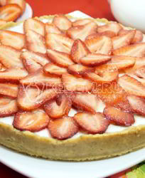 Клубничный тарт без выпечки