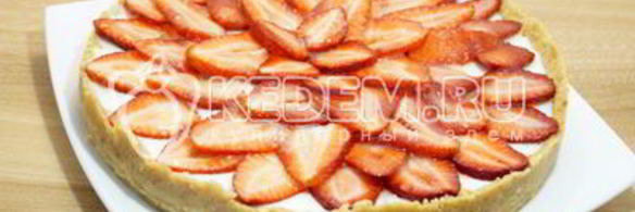 клубничный тарт без выпечки