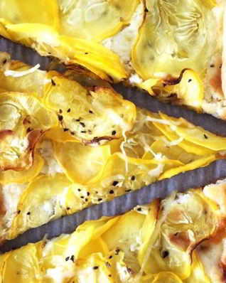 Легкий овощной тарт с сыром