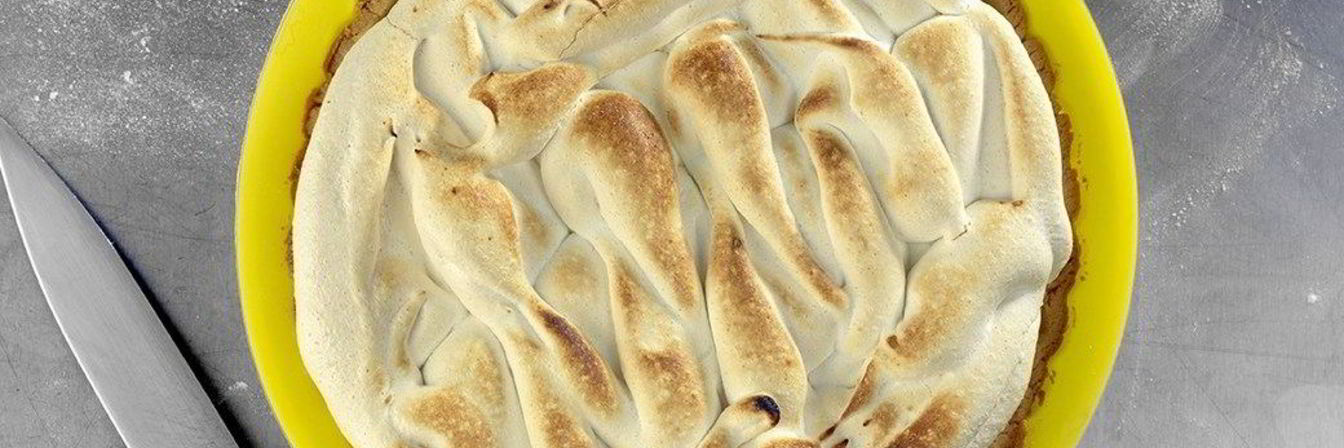 Лимонный тарт с меренгой