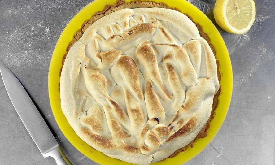 Рецепт лимонного тарта с меренгой