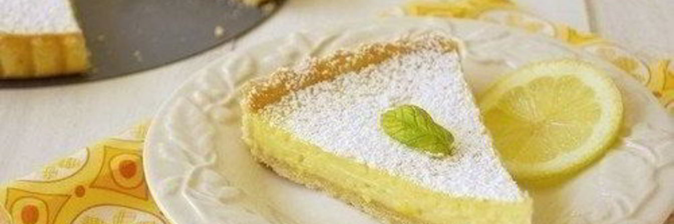 Лимонный тарт со сгущенным молоком