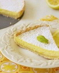 Лимонный тарт со сгущенным молоком