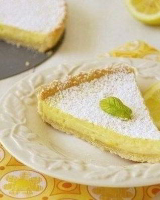 Лимонный тарт со сгущенным молоком