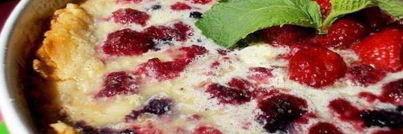 малиновый тарт с белым шоколадом