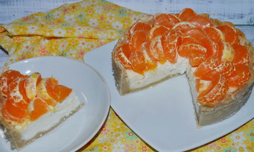 Рецепт мандаринового тарта