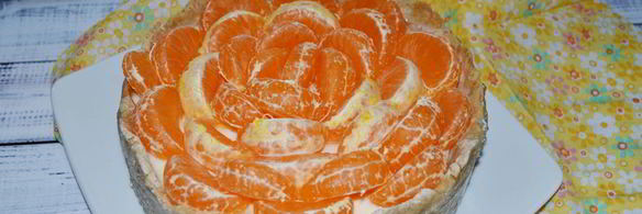 мандариновый тарт
