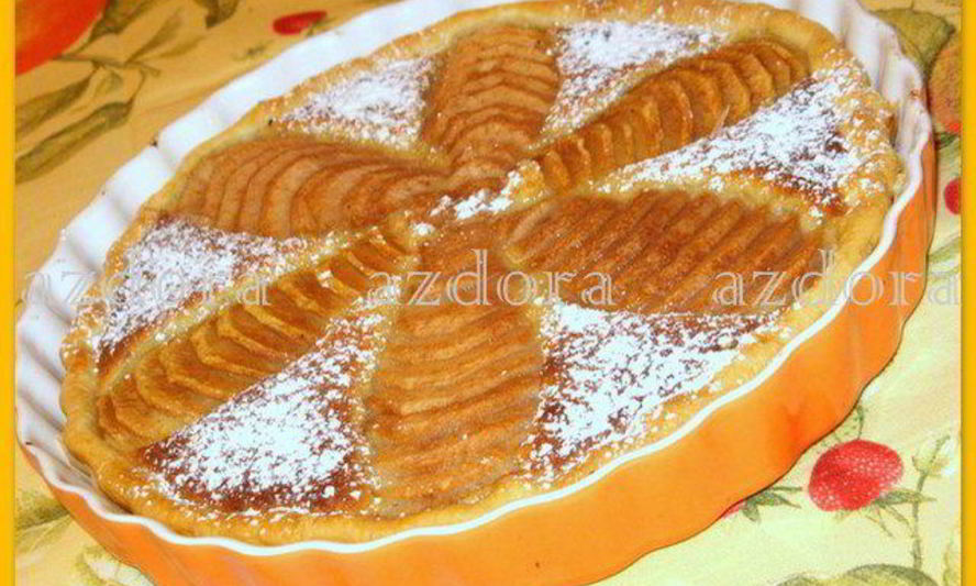 Рецепт миндально-грушевого тарт