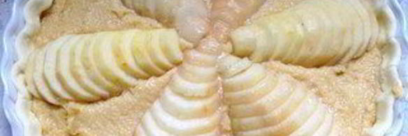 миндально-грушевый тарт