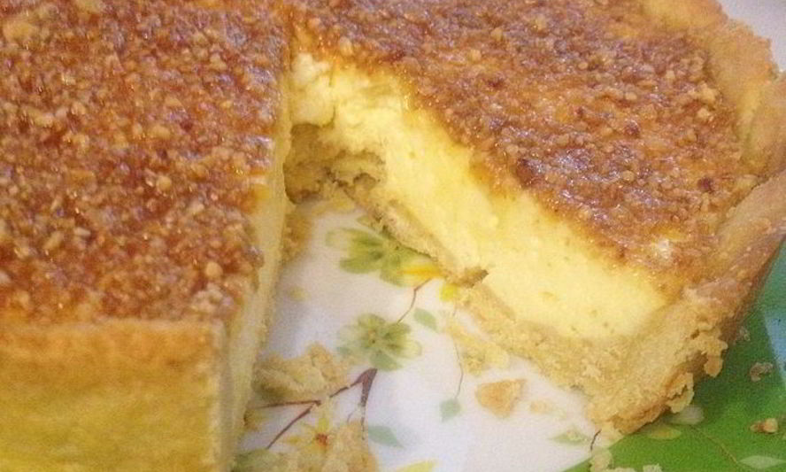 Рецепт миндального тарта с лимонной начинкой