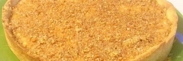 миндальный тарт с лимонной начинкой