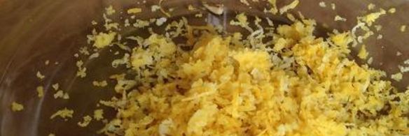 миндальный тарт с лимонным пудингом