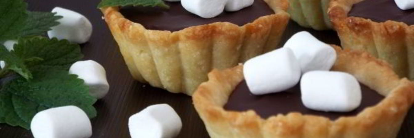 Мини-тарты с шоколадом