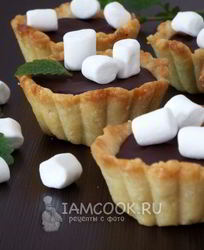 Мини-тарты с шоколадом