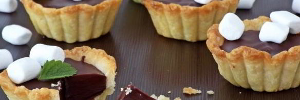 мини-тарты с шоколадом