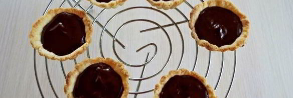 мини-тарты с шоколадом