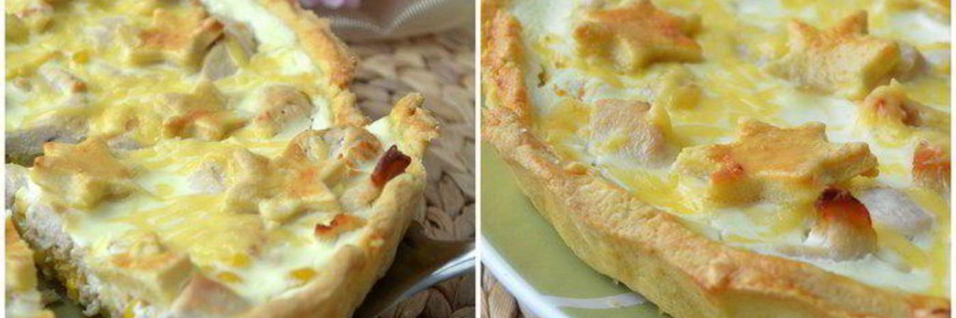 Очень-очень нежный куриный тарт